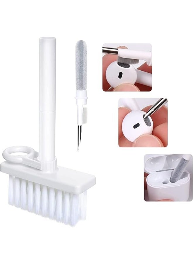 5 in 1 Keyboard Cleaning Brush Set Multi-function Soft Brush for Cleaning Computer Keyboards, Corners, and Keycaps with Puller for Computer, Laptop, and Bluetooth Earphones - Image 5