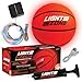 MindWare Glow Basketball Court Set with Bonus SolarPowered Hoop Lights Ages 5 and Up - Image 4