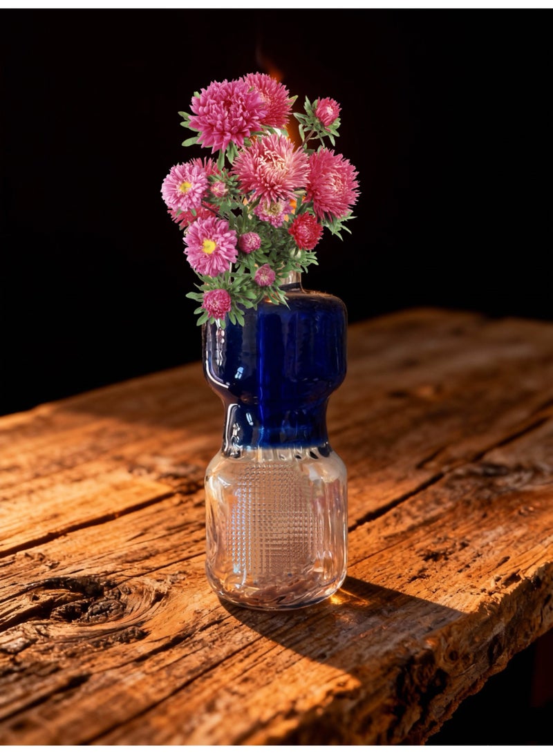 Borosilicate Glass Vase - High Temperature Resistant, Medical-Grade Material (Colors Randomly Assigned)