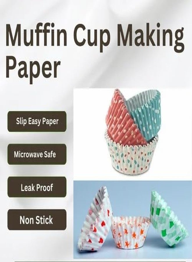 رويالز أكواب ورقية ملونة فاخرة للكعك من رويالز - عبوة من 300 قالب متعدد الألوان للكعك، مثالية لخبز الكعك والحلويات | أدوات خبز مقاومة للدهون، للاستخدام مرة واحدة، وآمنة للاستخدام في الفرن، مناسبة لحفلات أعياد الميلاد والمناسبات - Image 2