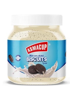 ASMACUP White Chocolate Oreo Spread 350 gm  - Image 1