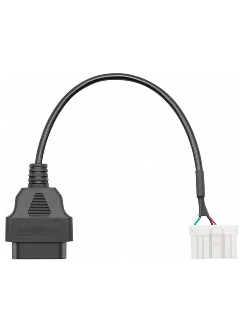 Generic 12Pin OBD2 Adapter Cable for Tesla 2012-2015 Tesla Model S/X Diagnostic Cable Scan My Tesla All OBD2 Protocol  - Image 1