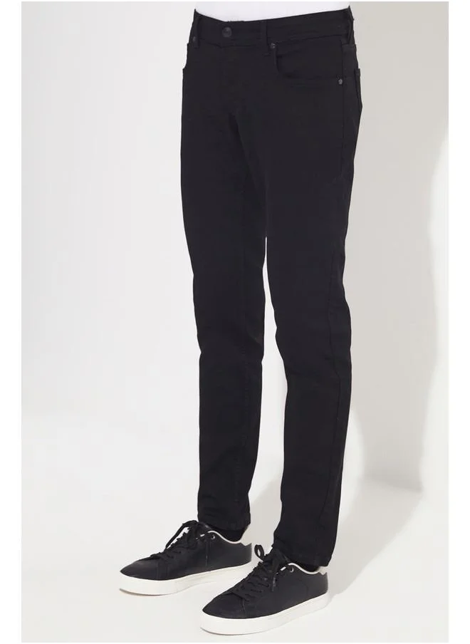 JUNE June Men Skinny Fit Trouser Black