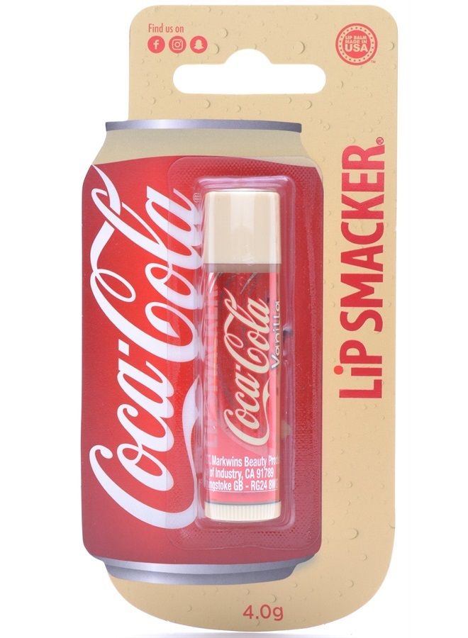Lip Smacker Coca Cola Lip Balm, Vanilla - Image 1