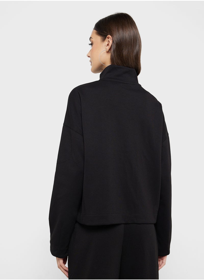 ONLY Zip Detailed Sweatshirt  - Image 2