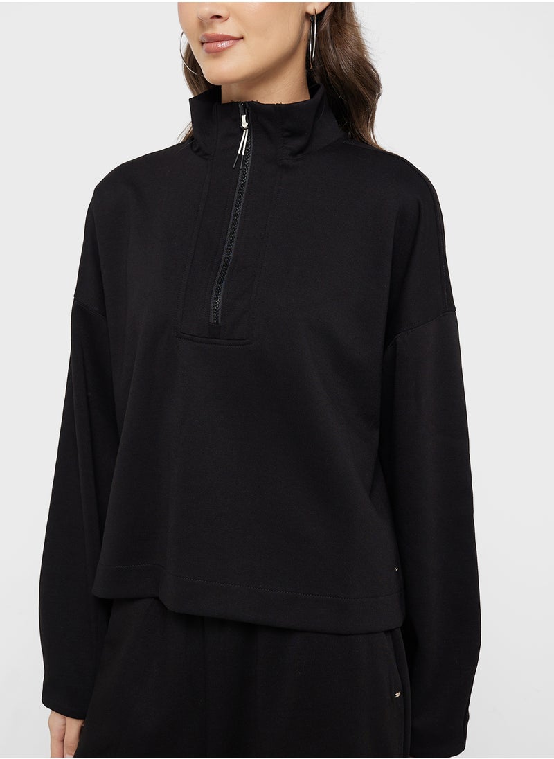 ONLY Zip Detailed Sweatshirt  - Image 3