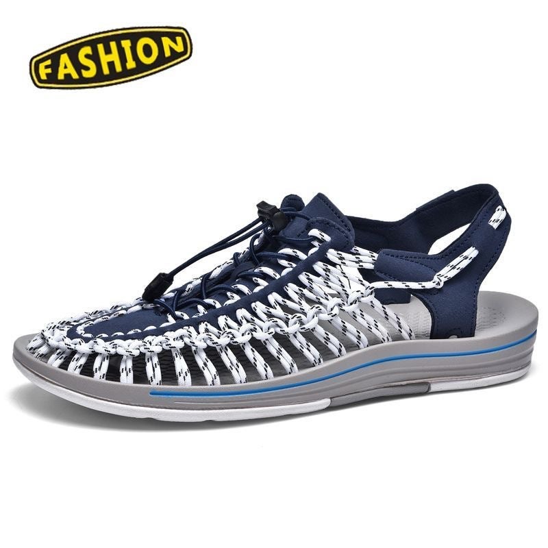 Export To Germany Original Roman Sandals Summer Breathable Low-Top Soft Bottom Couples Fashion Beach Shoes - Image 1