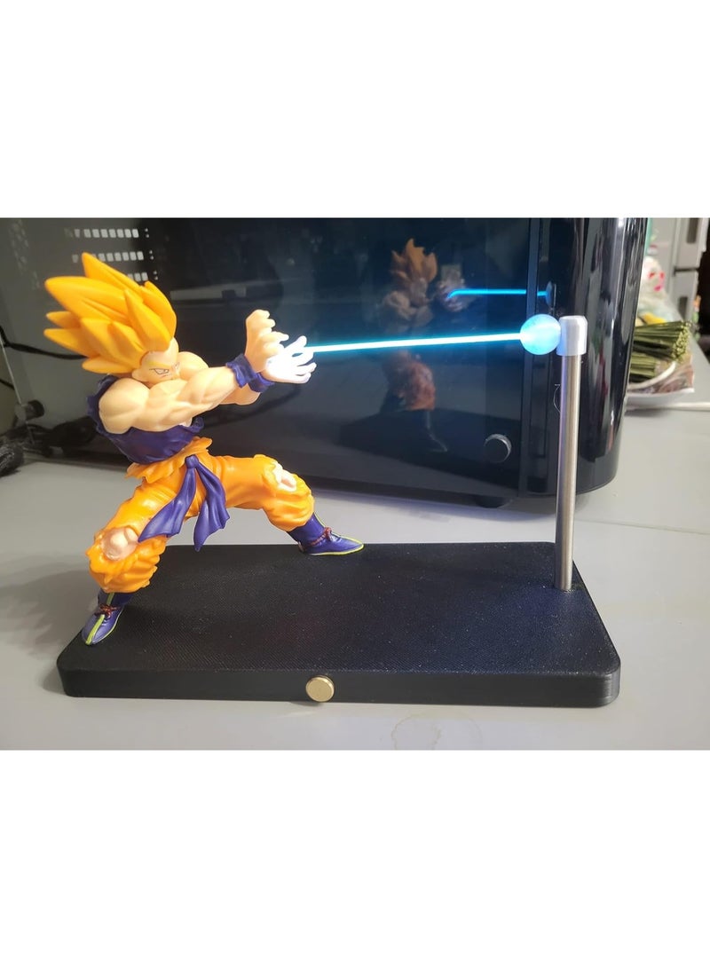 Dragon Ball Majin Vegeta Super Saiyan Magnetic LED Night Light Collectible Figure, 25x21x13cm - Image 1