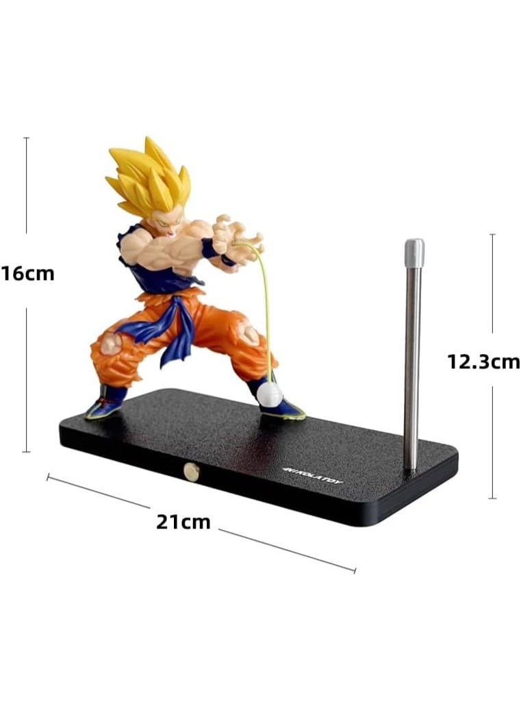 Dragon Ball Majin Vegeta Super Saiyan Magnetic LED Night Light Collectible Figure, 25x21x13cm - Image 2