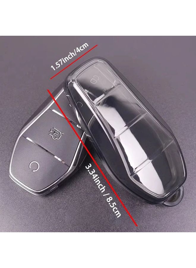 BYD Car Key Cover White Single Shell Fit Multiple Models Full Protection Durable - Image 2