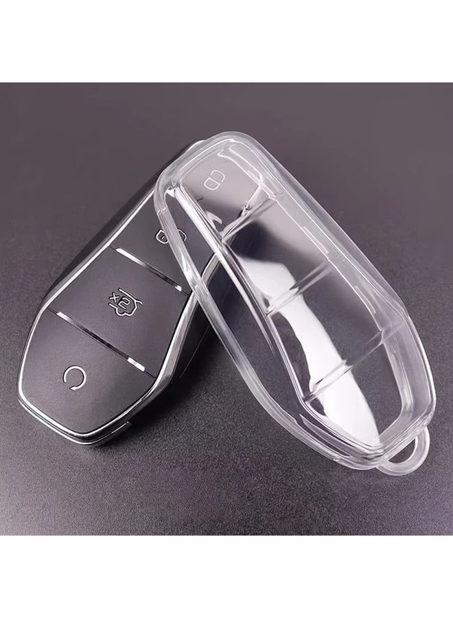 BYD Car Key Cover White Single Shell Fit Multiple Models Full Protection Durable - Image 5