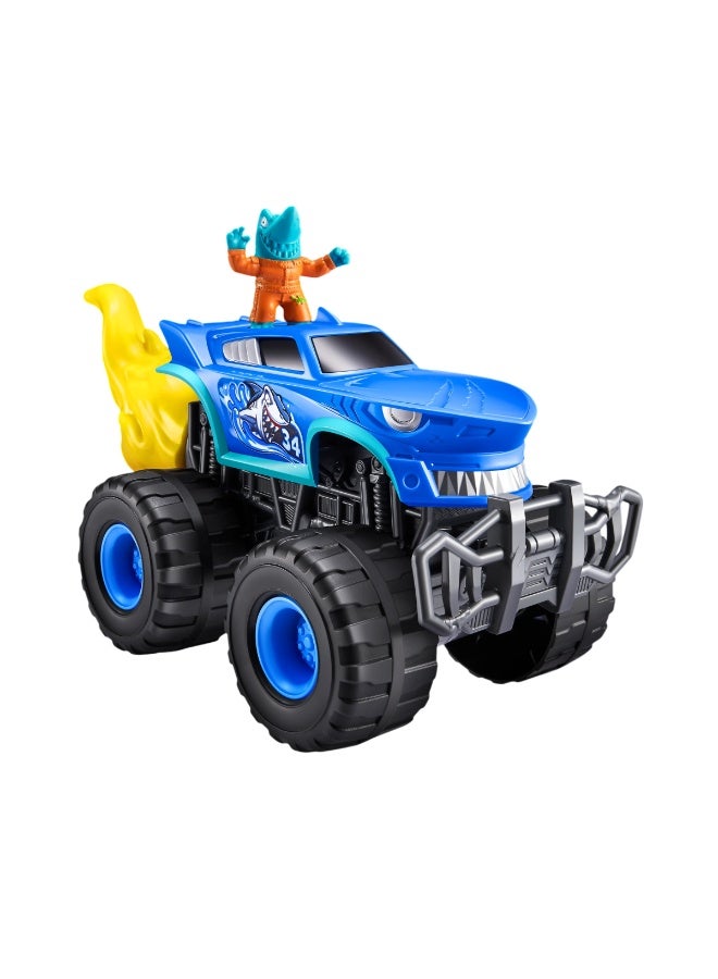 ZURU Smashers Shark Speedster Monster Truck Surprise S1 Playset - 26pcs - Image 4