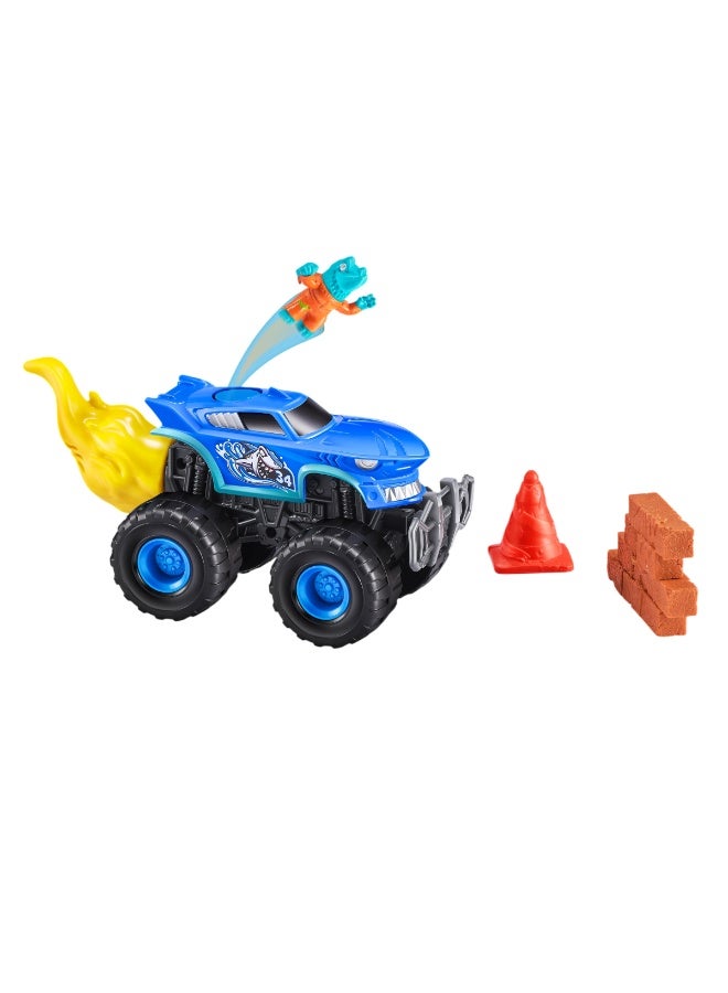 ZURU Smashers Shark Speedster Monster Truck Surprise S1 Playset - 26pcs - Image 2