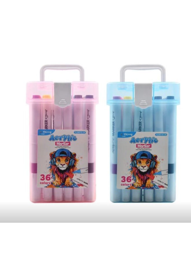 Pen Acrylic | 36 Colors (1 Pcs - Package May Vary)