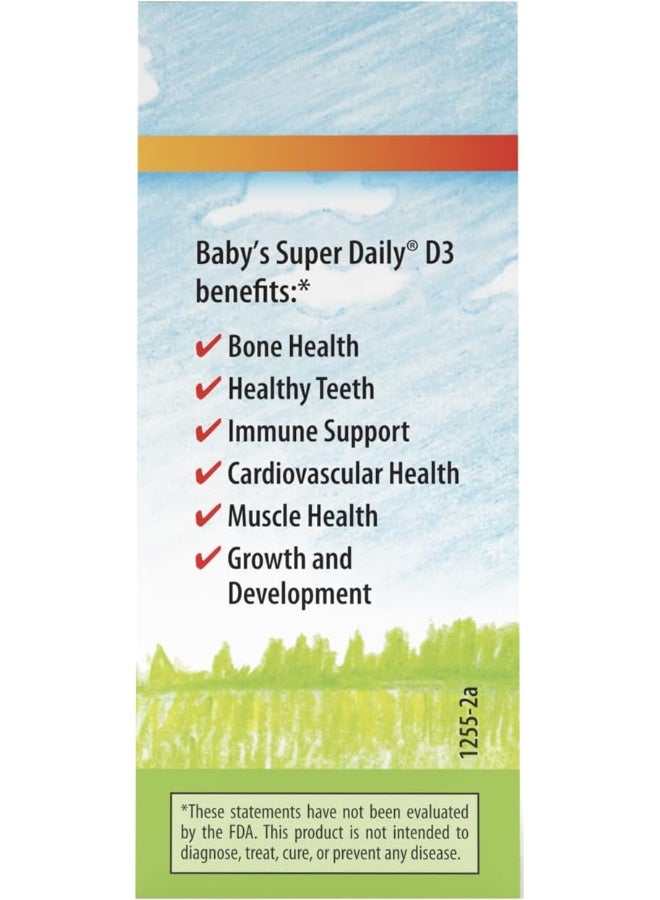 Carlson Baby's Super Daily D3 Liquid Drops for Infants - Image 3