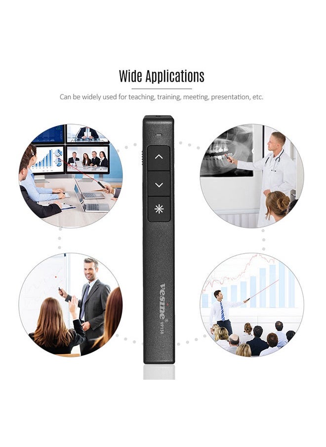 NIBEMINENT Wireless USB Powerpoint Presentation Flip Pen Remote Black  - Image 5