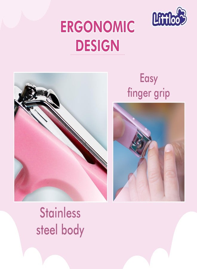 Littloo Baby Nail Clipper - Gentle and Precise Nail Care for Your Little One | Pink - Image 4
