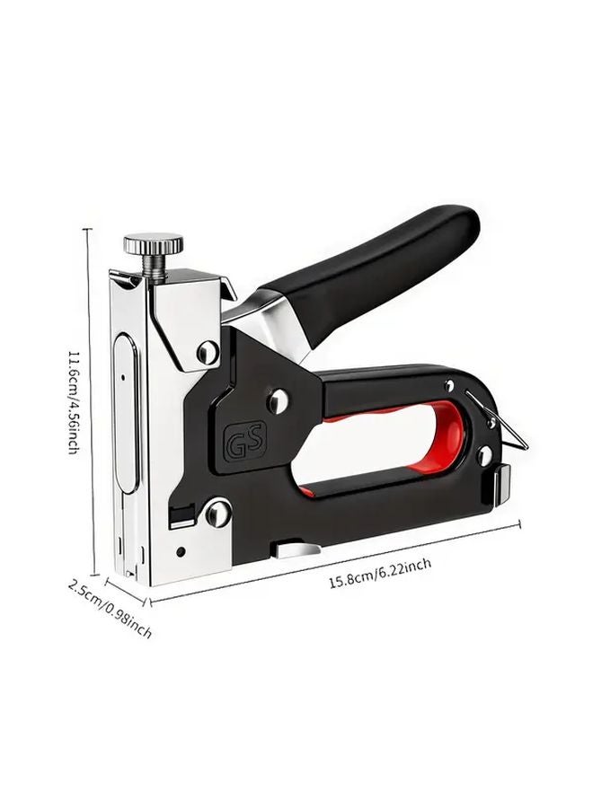 Heavy Duty 4 In 1 Manual Staple Gun Kit TPC MSGK 800 With 800 Staples Adjustable Power Ergonomic Grip - Image 4