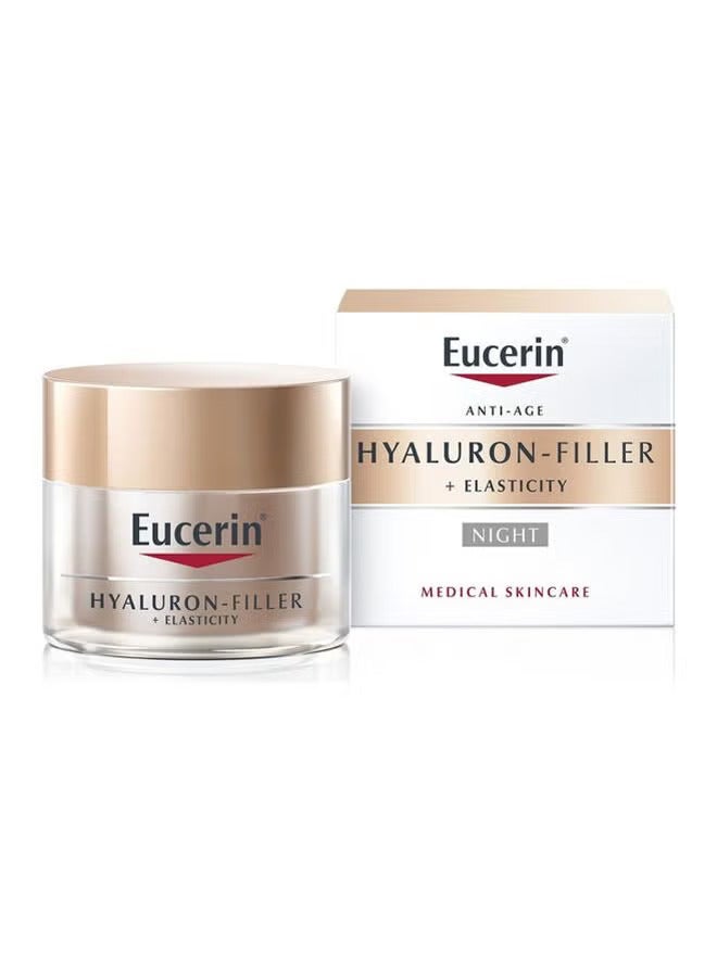 Eucerin Hyaluron-Filler Plus Elasticity Night Cream 50ml - Image 2