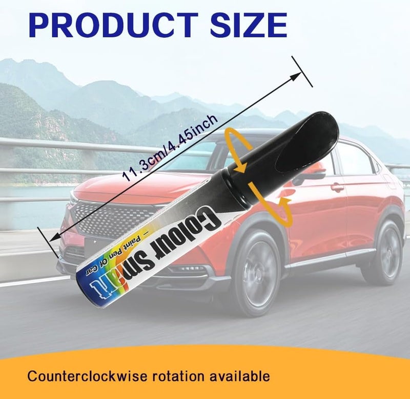 HEVLE Touch Up Paint for Cars, Car Paint Scratch Repair, Two-In-One Car Touch Up Paint Fill Paint Pen, Car Accessories Quick And Easy Car Scratch Remover for Repair Minor Automotive Scratches - Image 5