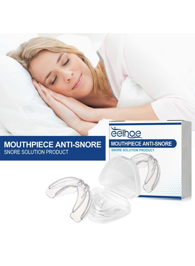 EELHOE Mouthpiece Anti-Snore, Anti-Snoring Device, Professional Reusable Comfortable Snoring Solution, Adjustable Anti-Snoring Mouth Guard, Improve Sleep Quality for Unisex  - Image 1