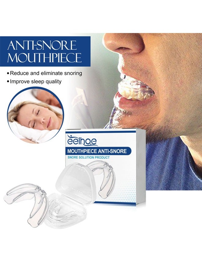 EELHOE Mouthpiece Anti-Snore, Anti-Snoring Device, Professional Reusable Comfortable Snoring Solution, Adjustable Anti-Snoring Mouth Guard, Improve Sleep Quality for Unisex  - Image 2