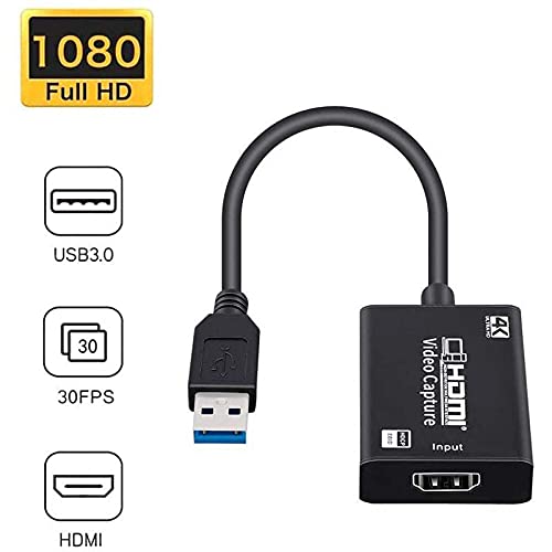 Microware HDMI Audio & Video Capture Card, Game and Live Streaming Device (USB 3.0 HDMI AV Capture Card) - Image 5