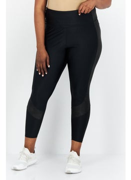 Reebok Women Plus Size Fit Training Leggings, Black  - Image 1