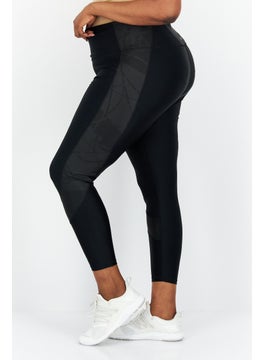 Reebok Women Plus Size Fit Training Leggings, Black  - Image 2
