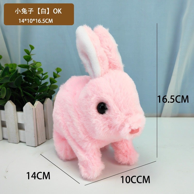 Plush Electric Bunny Toy - Walking, Sound, Moving Mouth, Wiggling Ears - Image 4