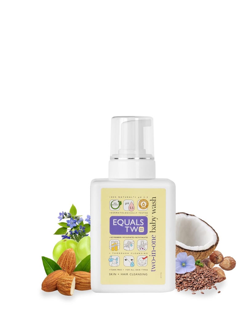 EQUALSTWO Baby Body Wash and Shampoo, 500ml, Tear-free and Soap free, Head to Toe Baby Wash - Image 3