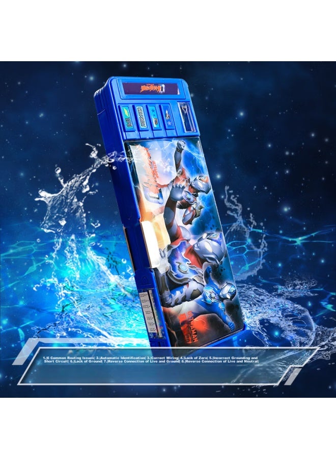 One Is A Pencil Case, School Gift, Ultraman Design, Stylish, Multifunctional, Large Capacity Storage, For Boys, Birthday, Kindergarten, Primary And Middle School, Pencil Box, Reward, Deke Yz7189 - Image 5