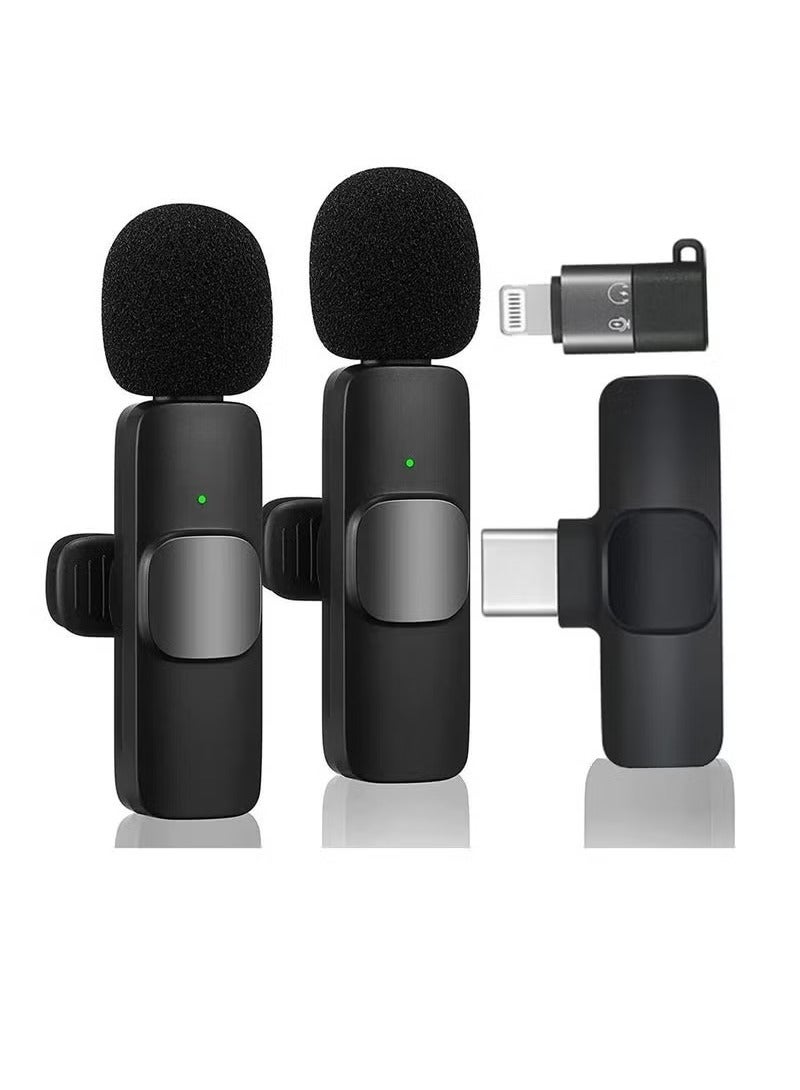 TIGER K9 Wireless Lavalier Microphone for Type-C Phones – Plug-and-Play Wireless Mic for USB-C Android Phones – Perfect for Video Recording, Interviews, Vlogs, Auto Sync & Noise Reduction – Portable, High-Quality Audio Solution for Content Creators - Image 1