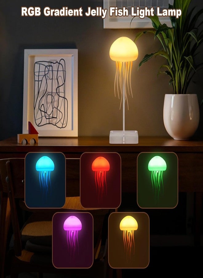 One94Store Jellyfish LED Night Light Lamp | Color Changing Baby Room Decor Lamp for Kids, Girls, Boys & Ocean Lovers | Aesthetic Ambient Light with Hanging Base – Jellyfish Design - Image 4
