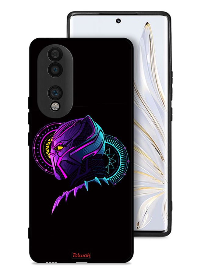 Tolwak غطاء حماية لهاتف Honor 70 - فن رقمي - رسم توضيحي بسيط HD - Image 1