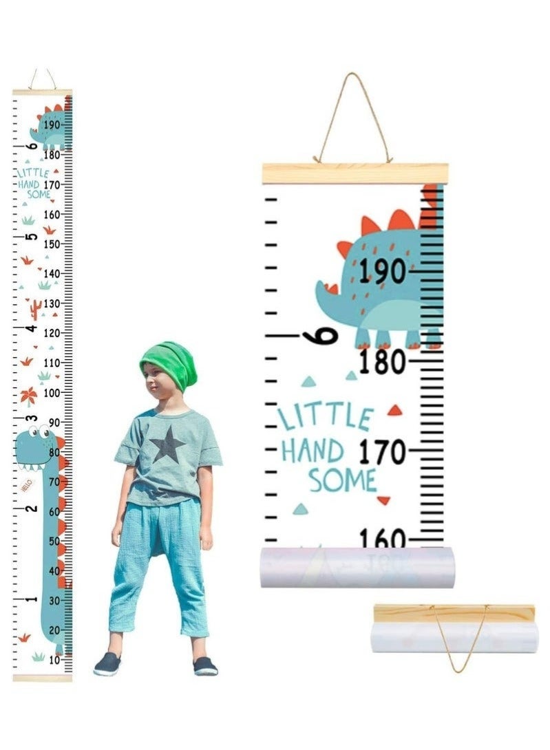 منزل الغابة ديكور جداري لجدول الطول للأطفال، جدول نمو معلق على الحائط، ديكور جداري قابل للإزالة لقياس الطول لغرف نوم الأطفال - Image 1