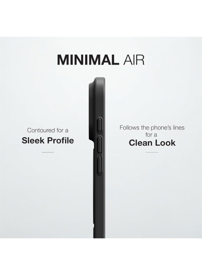 MINIMAL Air [Feather Light] designed for iPhone 17 Pro MAX case cover compatible with MagSafe - Black - view 3