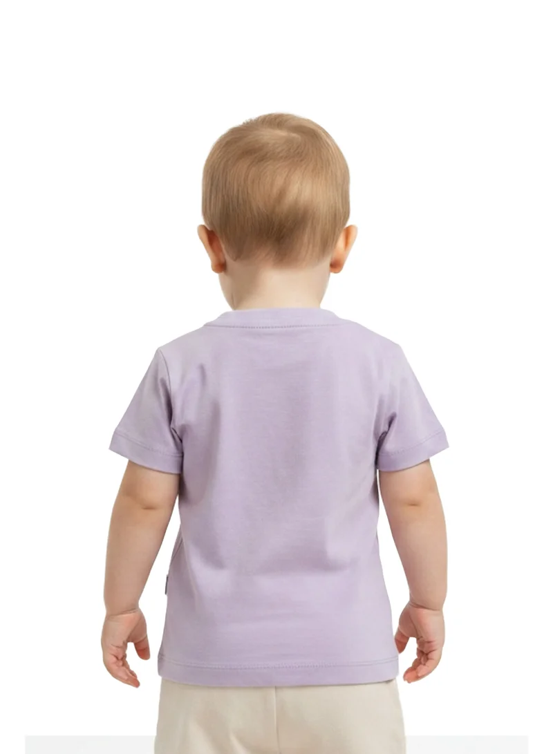 ديزني Disney Daisy Duck Graphic T-Shirt for Baby Girls | Character Print Casual Crew Neck Cotton Tee