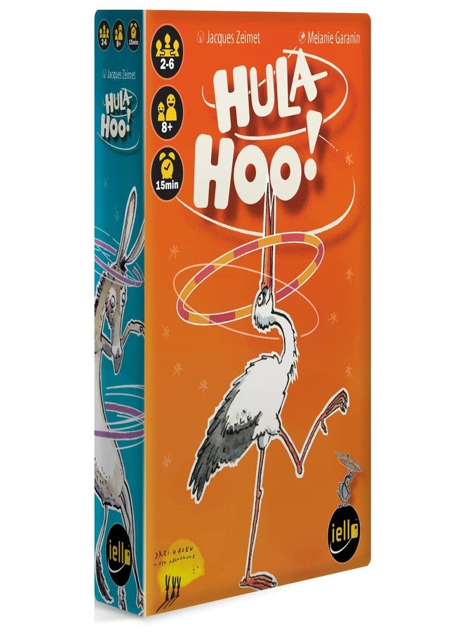 IELLO: Hula Hoo - Funny Party Game, Card Discarding, Animal Themed, Easy to Learn, Family Ages 8+, 2-6 Players, 15 Min - Image 1
