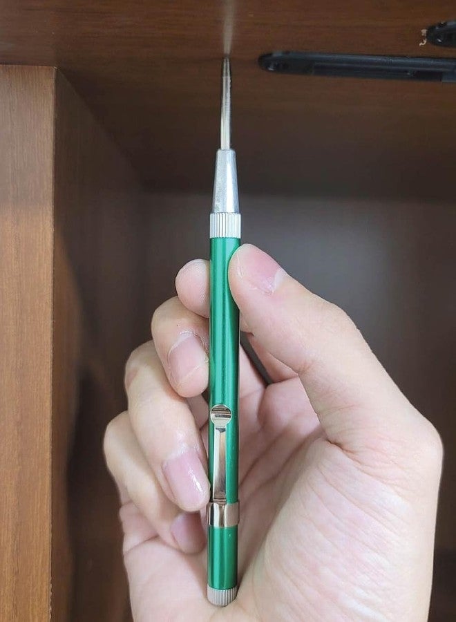 Engineer Automatic Center Punch Spring Loaded with Pocket Clip, Professional-use Tungsten Carbide Tip, ENGINEER TZ-14 Made in Japan. Length 138mm - Image 5