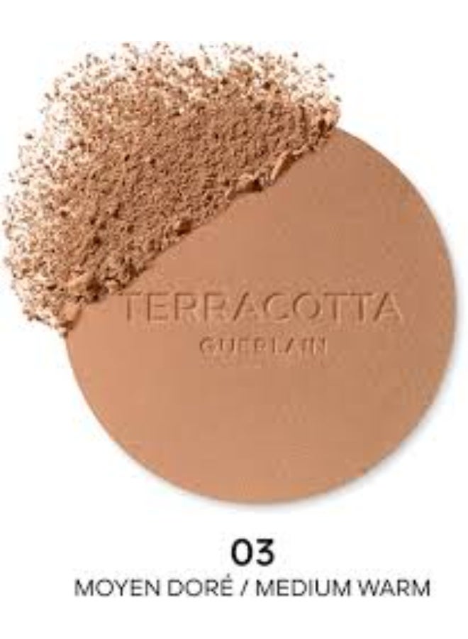 غيرلان بودرة برونزية أصلية من جيرلان تيراكوتا، لون قابل لإعادة التعبئة 04 ديب كول، 8.5 جم - Image 3
