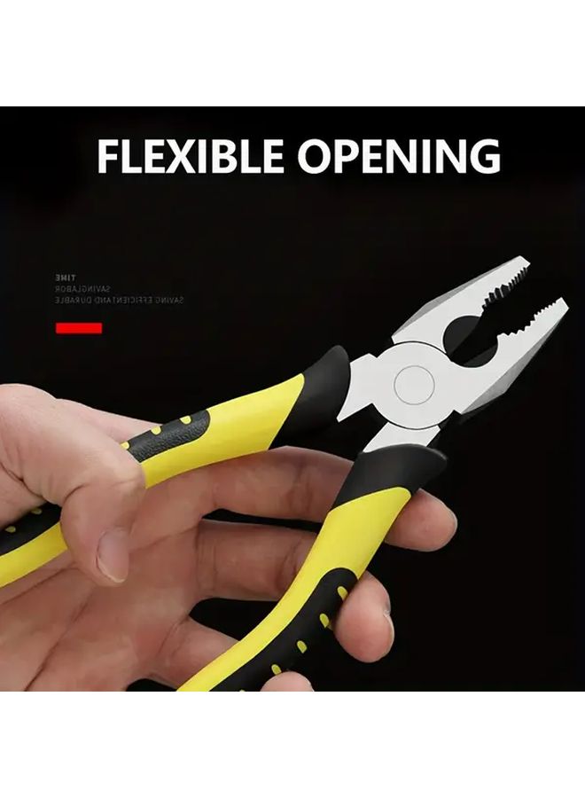 1pc Heavy Duty Industrial Steel Wire Cutters Diagonal Pliers Ergonomic Grip - Image 4