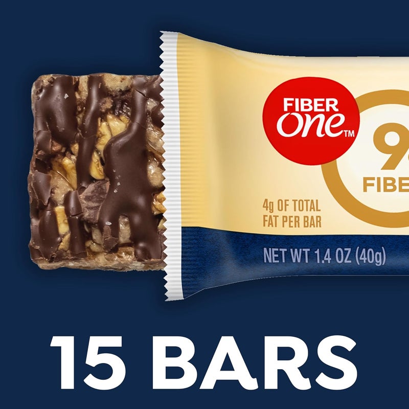 Fiber One Chewy Bars, Oats and Chocolate, Mega Pack, 15 Count, 21.2 oz - Image 4