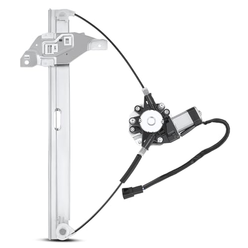 YHTAUTO Front Driver Side Power Window Regulator with 2-Pin Motor Assembly Compatible with Chevrolet Impala 2006-2013 3.5L 3.6L 3.9L 5.3L, Impala Limited 2014-2016 3.6L, Sedan - Image 1