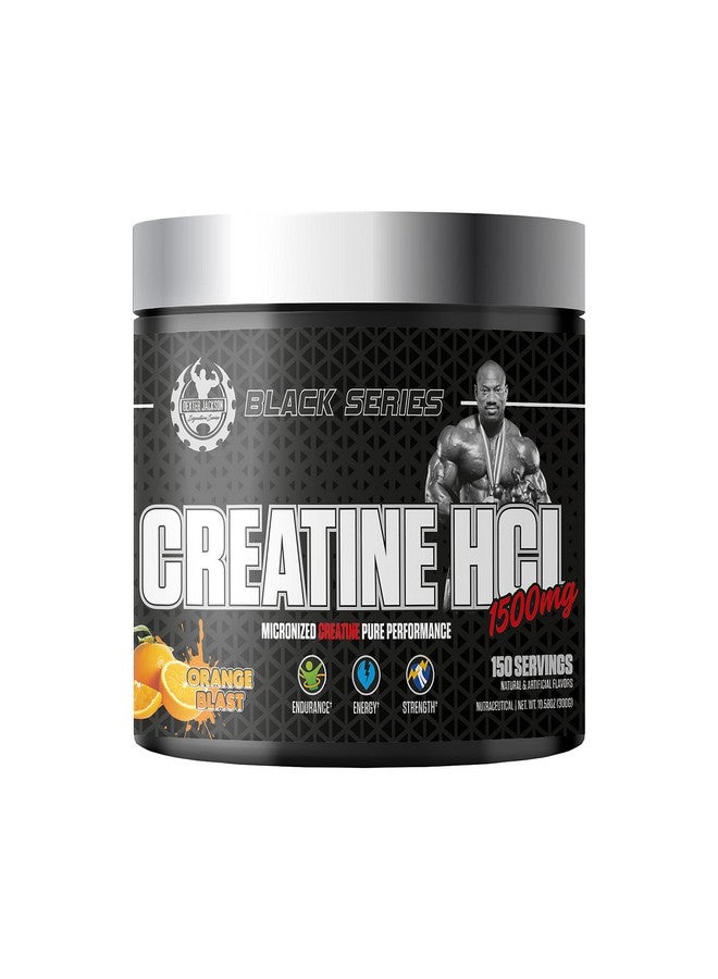 Dexter Jackson Black Series Creatine HCL |Orange Blast Flavor | 150 Servings,300 gm - Image 1