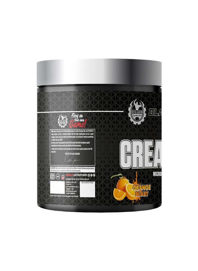Dexter Jackson Black Series Creatine HCL |Orange Blast Flavor | 150 Servings,300 gm - Image 2