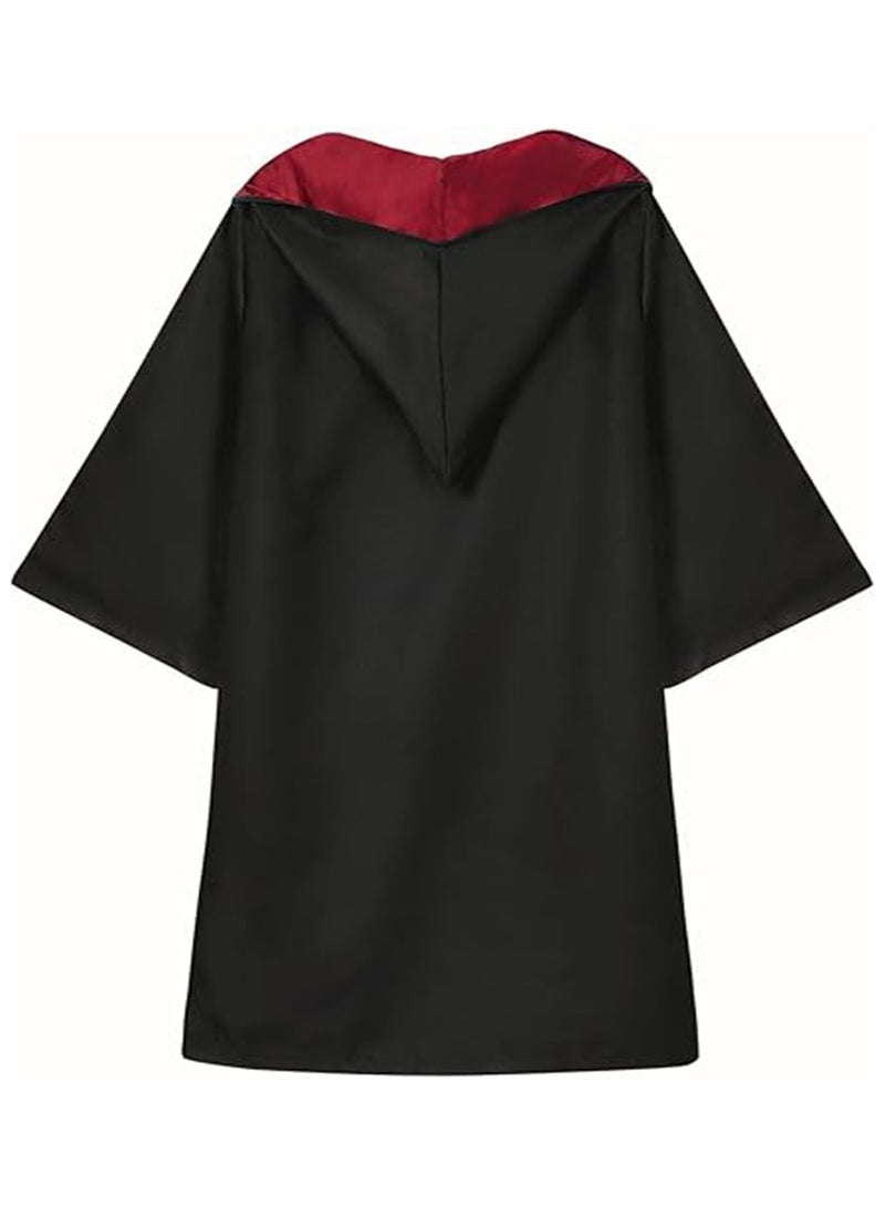 NNEWVANTE Wizard Costume for Kids & Teens, Wizard Robe Cosplay for Boys Girls Dress Up, Themed Parties,M(8Y-12Y) - Image 2