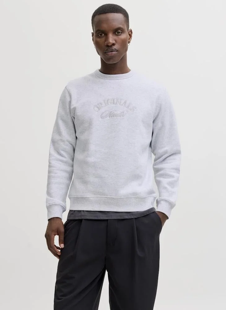 Logo Regular Fit Crew Neck Sweatshirt