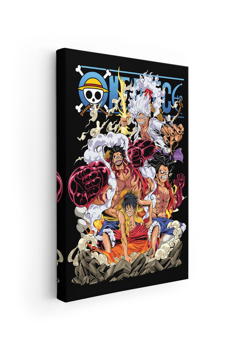 مودكلاس لوحة ون بيس جدارية باطار خشبي - Image 2