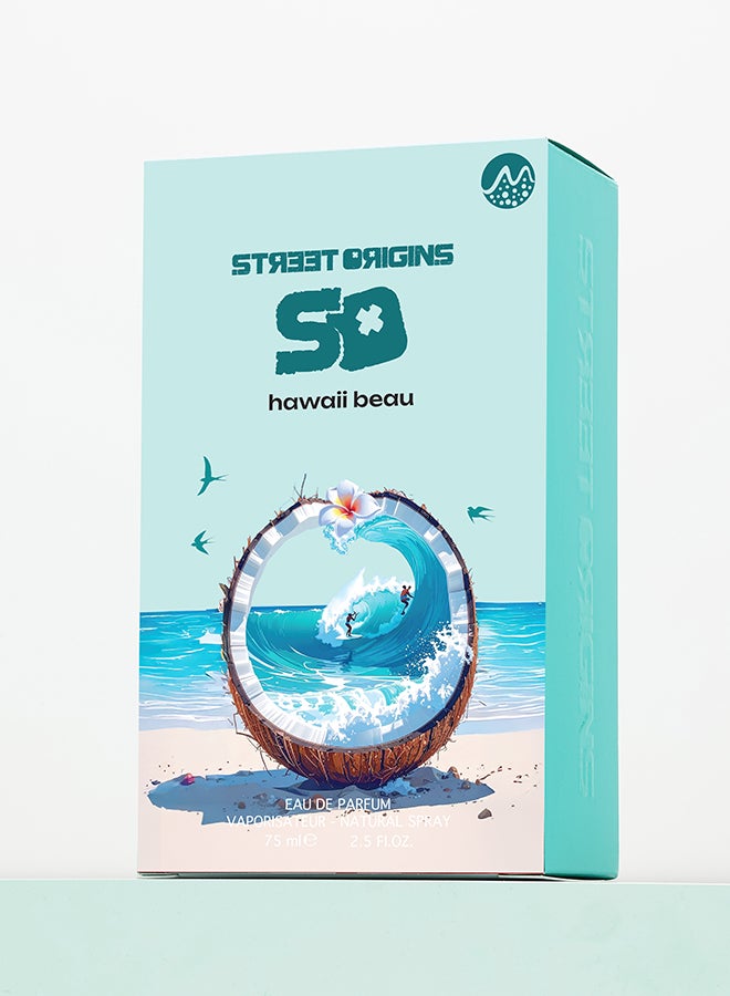 STREET ORIGINS Hawaii Beau (Mars) Eau De Parfum For Him, 75Ml - Image 5